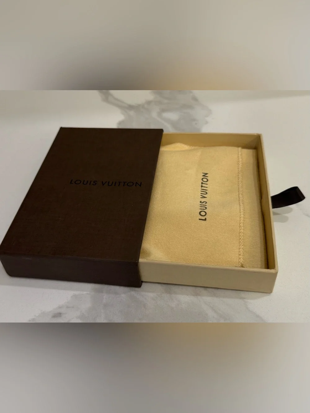 Louis Vuitton Damier Graphite Enveloppe Carte de Visite Card Holder N63338